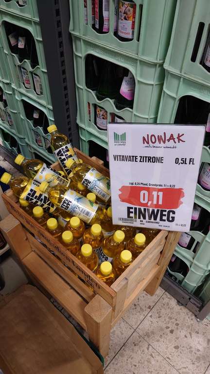 (Marktkauf Nowak) Vitavate Zitrone 0,11€