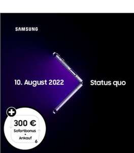 Samsung / Sparhandy / Amazon: (Sofort) Bonus + Trade In bei Vorbestellung von Samsung Galaxy Flip 4 (150€) / Fold 4 (200€)