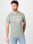 TOM TAILOR LOGO TEE - T-Shirt print / Denim T-Shirt in Rot je 5,99€ Gr XXS bis XXL (Zalando/Prime)