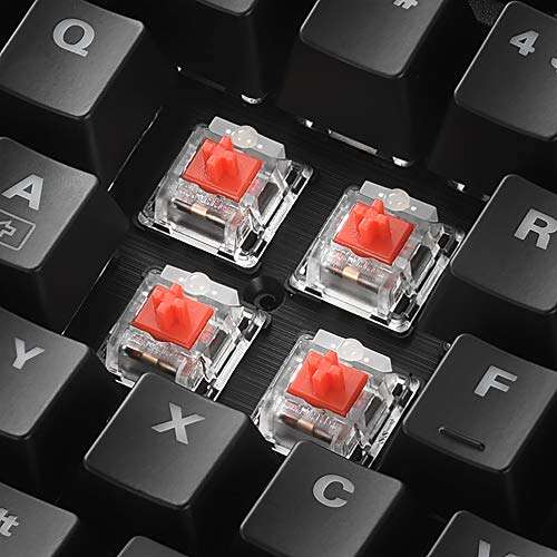 Sharkoon Skiller SGK30 Red, Mechanische Gaming Tastatur ( RGB , rote Schalter, N-Key-Rollover, 1000 Hz Polling Rate) [Amazon/NBB Abholung)
