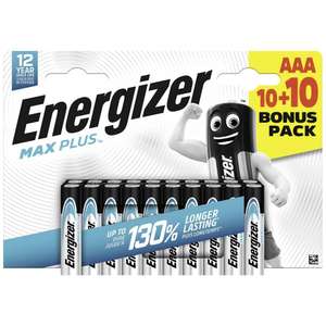 [Kaufland lokal] Energizer Max Plus AA oder AAA Alkaline Batterien - 20Stk. Packung