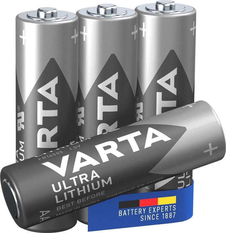 [Prime] VARTA Ultra Lithium AA Batterien 20 Stück für nur 11,05€