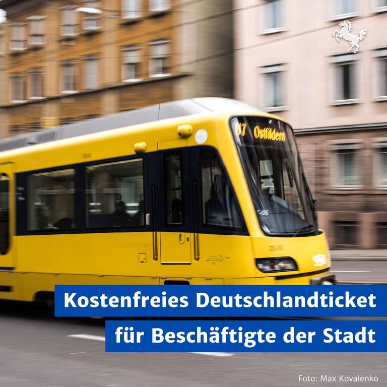 Lokal - [Stuttgart] Landeshauptstadt führt kostenfreies Deutschlandticket für ihre Beschäftigten ein