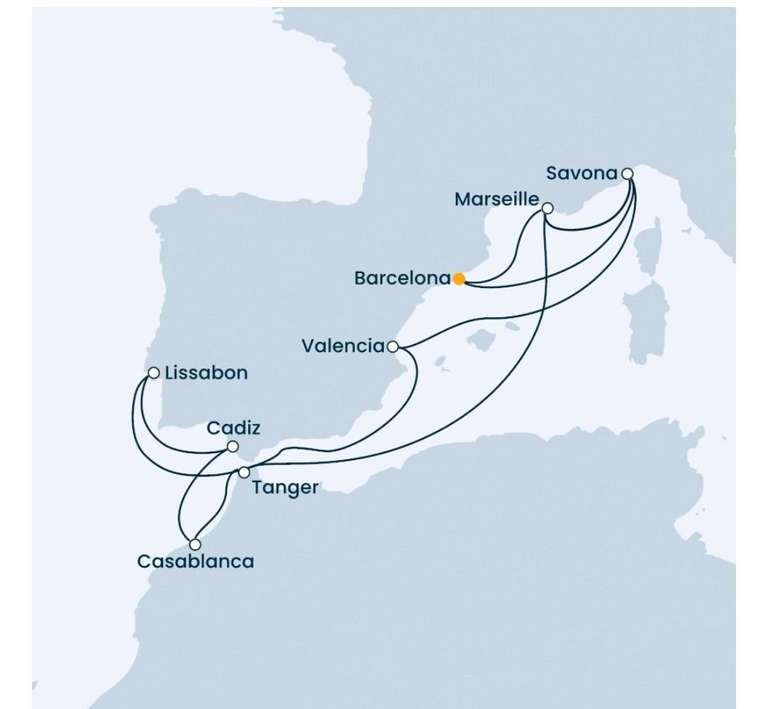 14 Nächte Mittelmeer Kreuzfahrt mit Costa 2 Personen