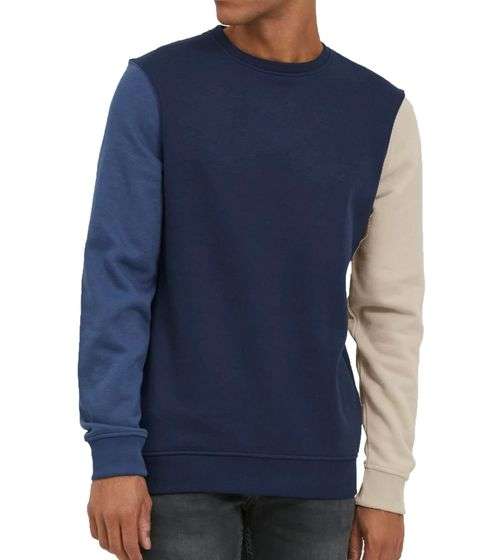 BLEND Lambros Herren Sweater mit Colorblock-Design