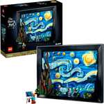 LEGO 21333 Ideas Vincent van Gogh – Sternennacht, Konstruktionsspielzeug