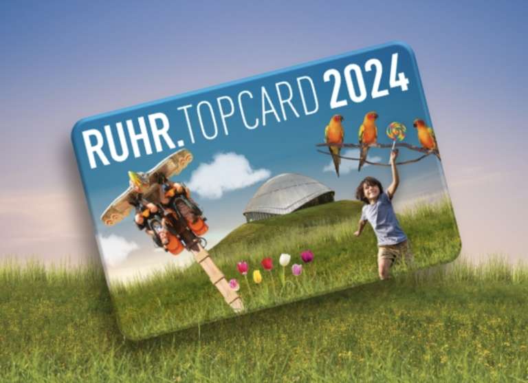 Ruhrtopcard mit GRATIS Freizeitparkaktion 2024