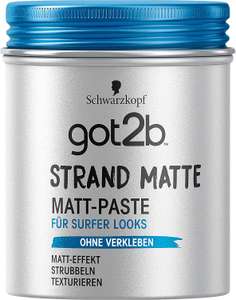 Schwarzkopf got2b Produkte stark reduziert, z.B. Strand Matte Paste Gel, Kleber, Haarspray uvm. für 2,21,€ - Amazon Prime*Sparabo*