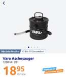 [Action] Varo Aschesauger Kaminsauger Ofensauger 1200 W20 (3 Jahre Garantie)