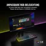 Corsair K55 CORE RGB Membran Kabelgebundene Gaming-Tastatur – Spritzwasserschutz – Zehn-Zonen-RGB – iCUE-Kompatibel – QWERTZ | OttoUP+