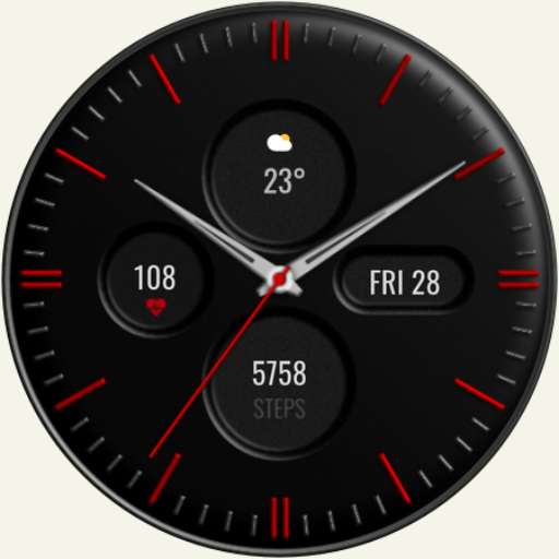 (Google Play Store) DADAM60 Analog Watch Face (WearOS Watchface, analog)