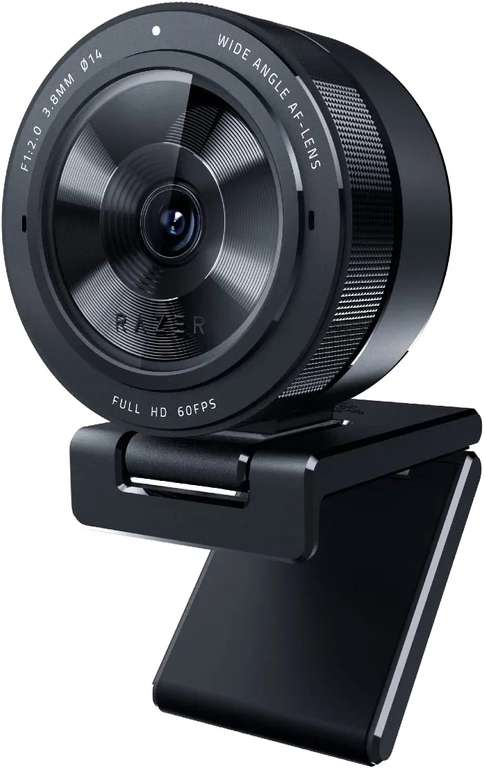 Razer Kiyo Pro Webcam: Full HD 1080p 60fps - Adaptiver Lichtsensor - HDR-fähig - Weitwinkelobjektiv