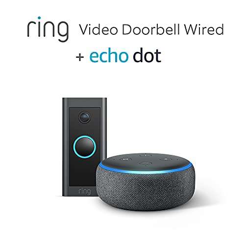 Ring Video Doorbell Wired + Echo Dot (3. Gen.)