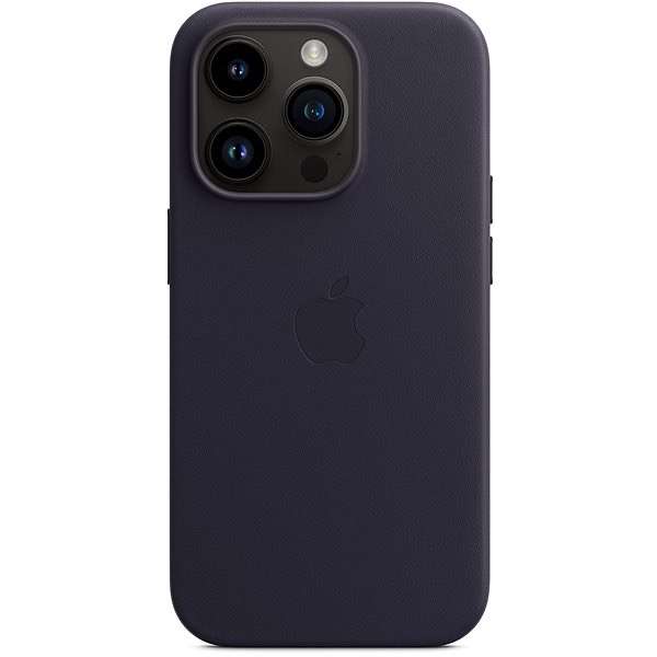 Iphone 14 Pro Apple Leder Case Magsafe (Tinte)
