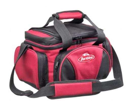 Berkley System Bag L (red/black) / Tasche zum Angeln mit 4 Köderboxen [Askari]