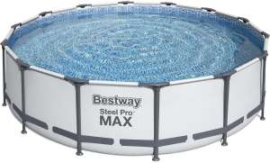 Bestway Steel Pro MAX Swimming Frame Pool, Größe: Ø 305 x 76 cm