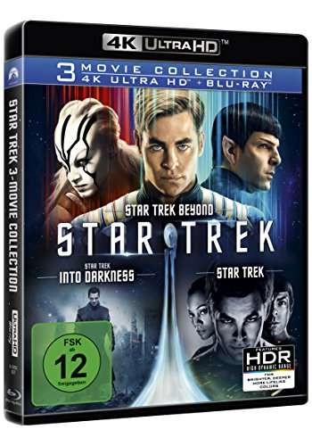 Star Trek - 3 Movie Collection (Star Trek + Star Trek - Into Darkness + Star Trek Beyond) (4K Ultra HD) [Blu-ray]