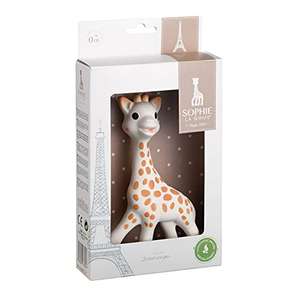 Greiffigur Sophie la Girafe, 18 cm - im weißen Geschenkkarton