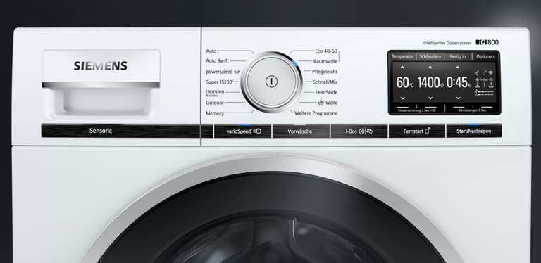 Siemens Waschmaschine IQ 800 WM14VE43 (Für Uns Shop Mitglieder)