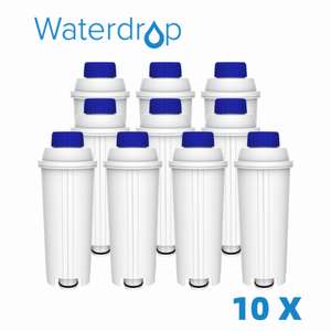 10 Stück Waterdrop Ersatzfilter für Wasserfilter DeLonghi DLS C002 / SER ECAM ESAM für 26,99€ [Ebay]