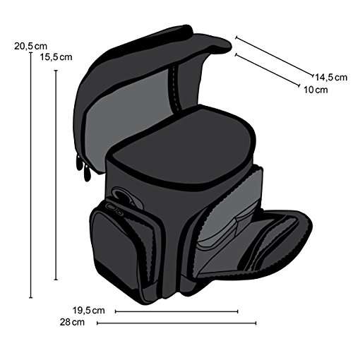 [Amazon] Mantona Premium DSLR-Kameratasche (inkl. Schnellzugriff, Staubschutz, gepolsteter Tragegurt und Zubehörfach) sand/schwarz