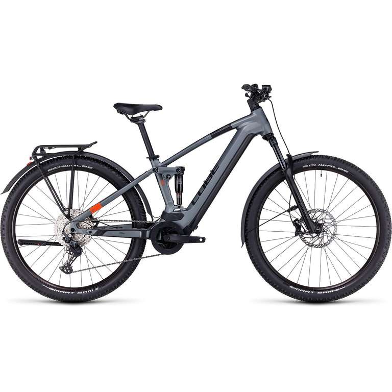 CUBE STEREO HYBRID 120 Pro Allroad 750 - E-Mountainbike - 2023 - flashgrey / orange