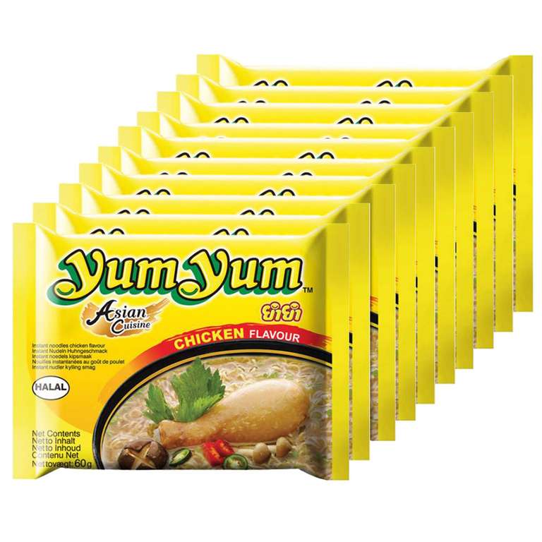 Yum Yum Chicken Flavour 10er Pack MHD 8.9.2023