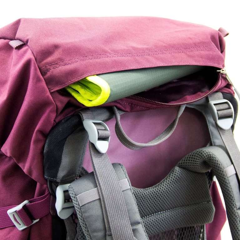 Osprey Renn 65 Damenrucksack in aurora purple für 111,80€ inkl. Versand | 65 Liter | AirSpeed Rückenplatte | integrierte Regenhülle