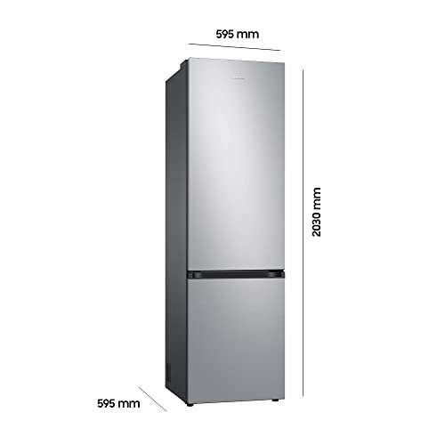 Samsung RL38T602CSA/EG Kühl-/Gefrierkombination, 203 cm, 390 ℓ, No Frost +, Space Max Technologie [Energieklasse C] bei Amazon.