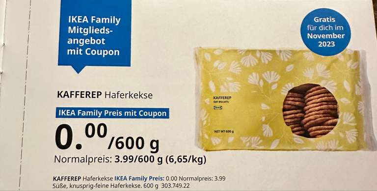 Ikea Family Freebies Magdeburg ( evtl. bundesweit ? )