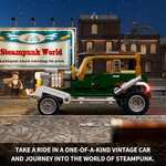 FUNWHOLE Steampunk Vintage Fahrzeug mit Beleuchtung 282 Teilen (Prime)