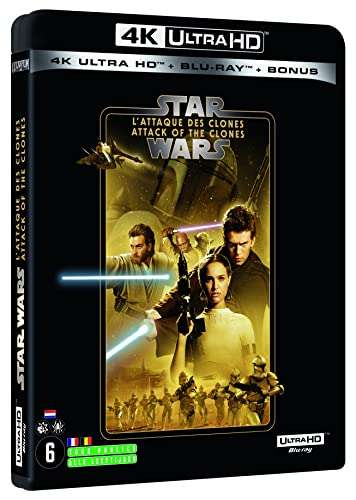 Star Wars - Angriff der Klonkrieger (4K Blu-ray + Blu-ray) für 8,01€ (Amazon Prime)