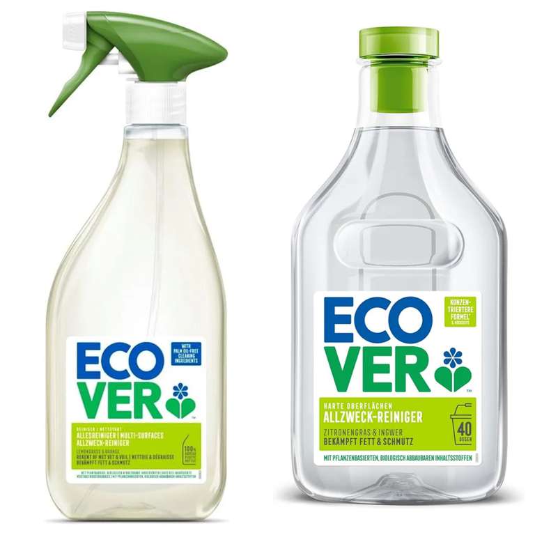 Ecover ECV Allzweckreiniger Spray 500 ml oder 1l (2,24€) (Prime Spar-Abo)