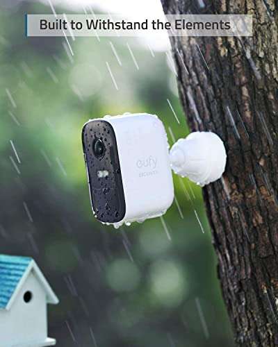 eufy Security Cam 2C Pro, Outdoor Überwachungskamera, Kompatibel mit HomeKit & Solar Panel, Set 2+1, Lokale Speicherung