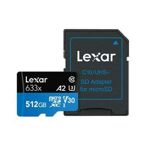 Lexar High Performance 633x microSDXC 512GB für 24,89€