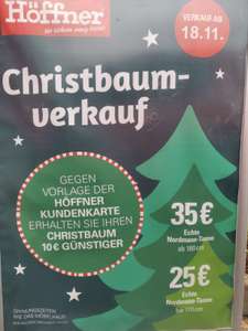 Lokal - [München Freiham] Weihnachtsbaum bei Höffner