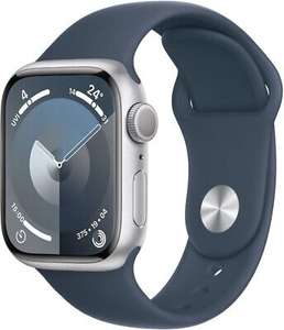 (personalisiert) Apple Watch 9 silber/sturmblau 41 mm - nur sehr geringe Stückzahl