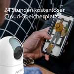 Aeotec Cam 360 Überwachungskamera (1080p, 2.4GHz WLAN, SmartThings, 360° dreh- & 96° neigbar, Bewegungserkennung/-verfolgung, nur Cloud)