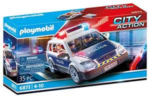 PLAYMOBIL City Action 6873 Polizei-Einsatzwagen, mit Licht und Sound (Prime)
