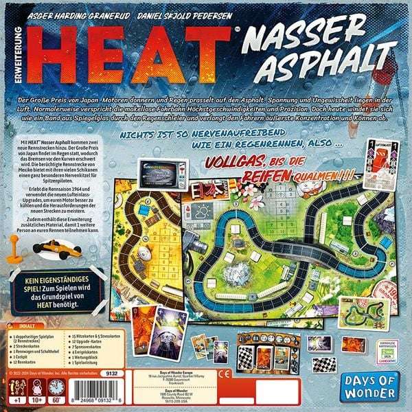 Erweiterung: Heat - Nasser Asphalt / Brettspiel / Gesellschaftsspiel / Days of Wonder / bgg 7.8