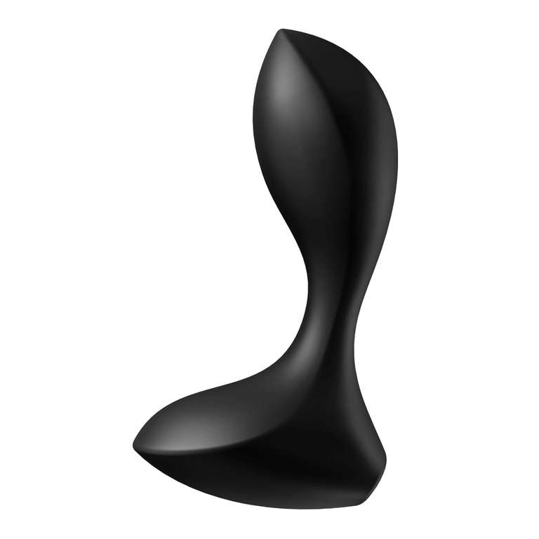 (Prime): Satisfyer, "Backdoor Lover" Analplug mit Vibration, 11 cm, wasserdicht (IPX7), wiederaufladbar, schwarz