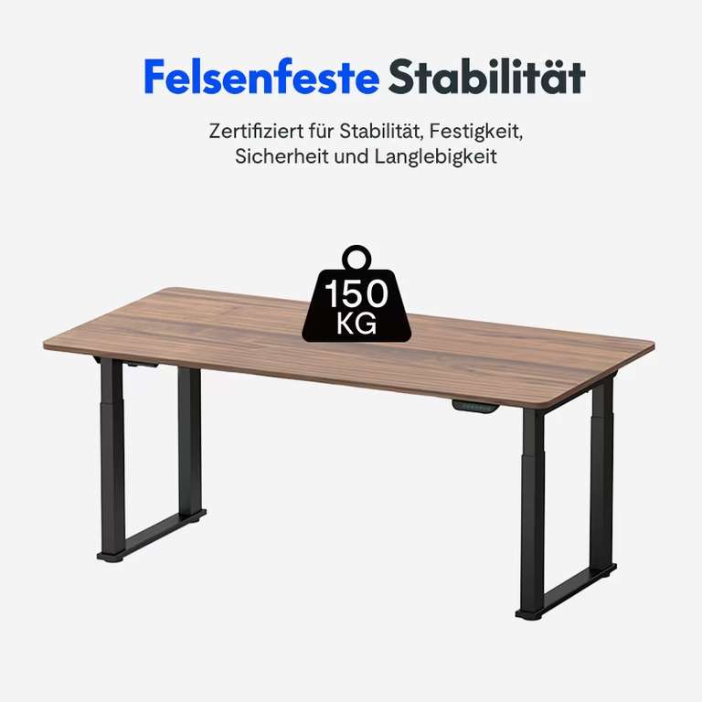 Flexispot E2Q Gestell für höhenverstellbaren Schreibtisch