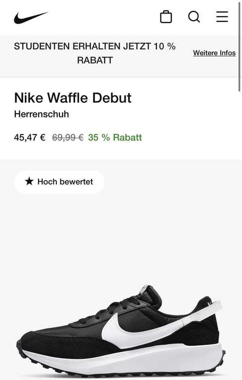 Nike Waffle Debut