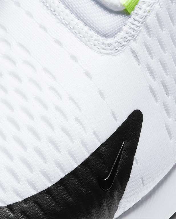 Nike Air Max 270 white/black/volt [Gr. 38.5-49.5 außer 40]