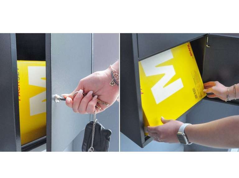 Haussmann Paketbriefkasten »Paketbriefbox "One" - Pulverbeschichtet«