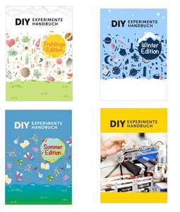 4 kostenlose DIY Experimente Handbücher (Print nur für Österreich!!! und digital für alle) - Insgesamt 500 Seiten - Nicht nur für Kinder
