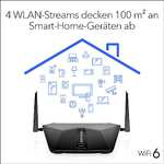 NETGEAR Nighthawk 4-Stream AX4 WiFi 6 Router