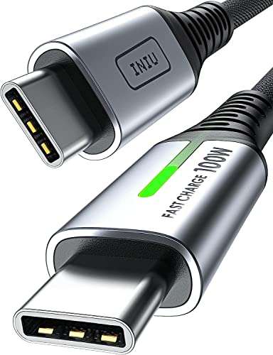 INIU USB C Kabel, 100W (2m) 5A PD QC 4.0 Schnellladekabel (Prime)