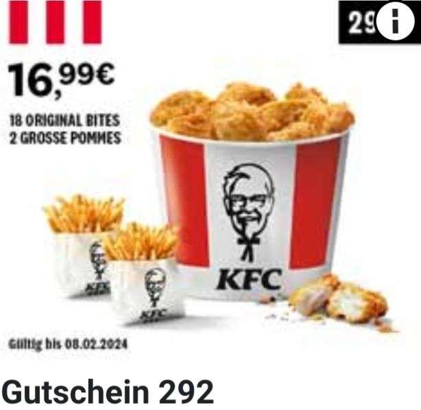 KFC Gutscheine [06.01-08.02]