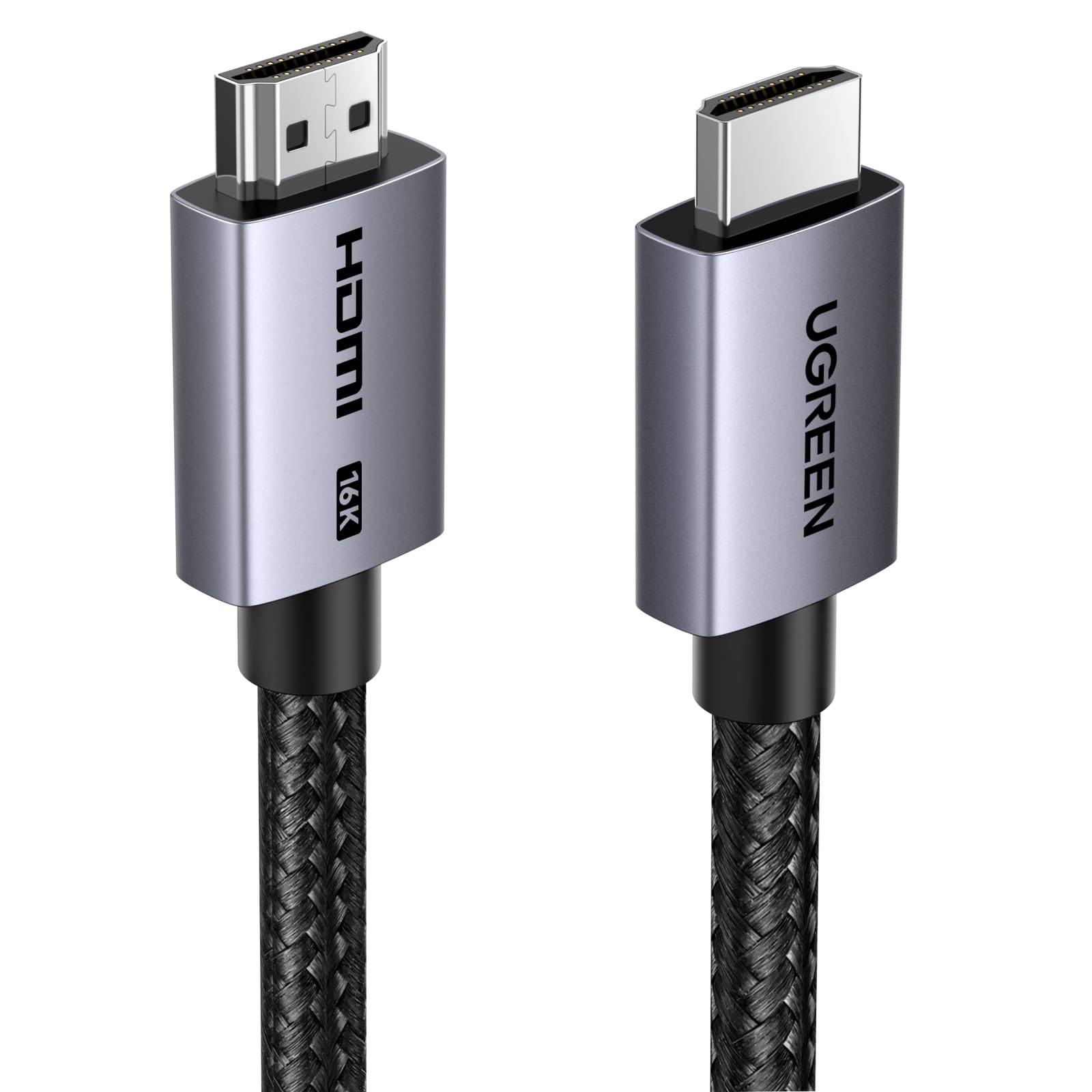 UGREEN HDMI 2.2 Kabel, 2 m – 96 Gbit/s, bis 16K@60Hz und 8K@240Hz, eARC, VRR, ALLM, dynamisches HDR, Aluminiumgehäuse | Prime